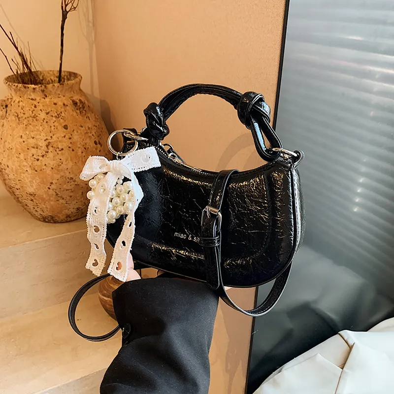 Meow In The Grass PU Shoulder Bag, Crossbody Bag, Handbag Women's Multicolor-17