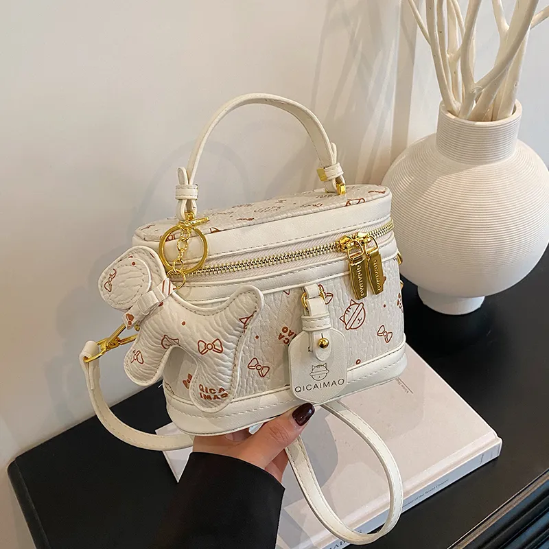 Meow In The Grass PU Handbag Women's Multicolor-10