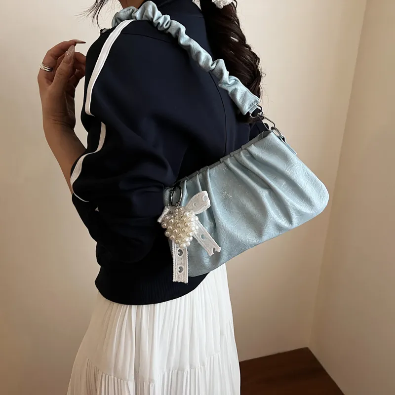 Meow In The Grass PU Handbag, Shoulder Bag Women's White/Silver/Blue/Yellow/Pink/Black-14