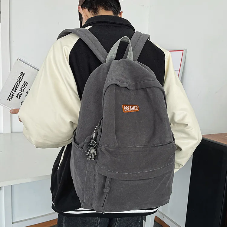 Meow In The Grass Canvas Bag Backpack-15