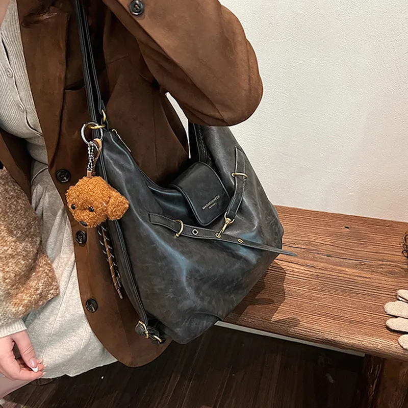 Meow In The Grass Nylon Tote Bag, Shopping Bag, Double Shoulder, Triple Purpose, Single Shoulder Bag Women's Multicolor-7