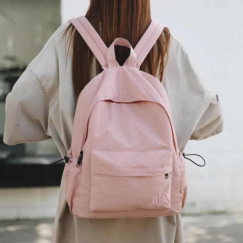 Meow In The Grass Nylon Backpack Unisex Multicolor-12