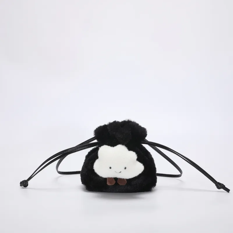 Meow In The Grass Plush Shoulder Bag, Crossbody Bag Women's Multicolor-7