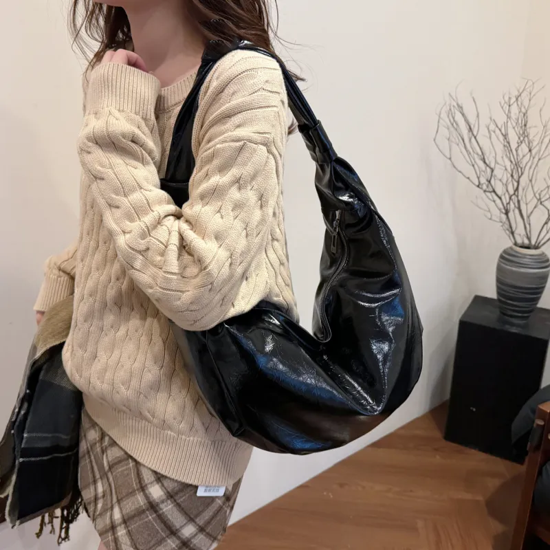 Meow In The Grass PU Shoulder Bag Regular Women's Multicolor-11