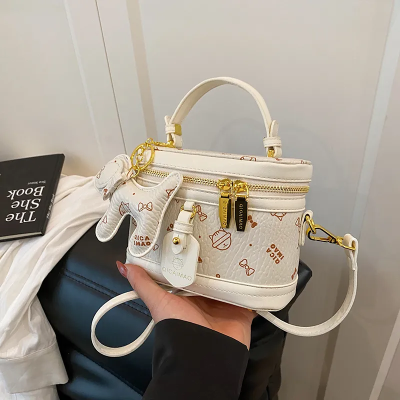 Meow In The Grass PU Handbag Women's Multicolor-7