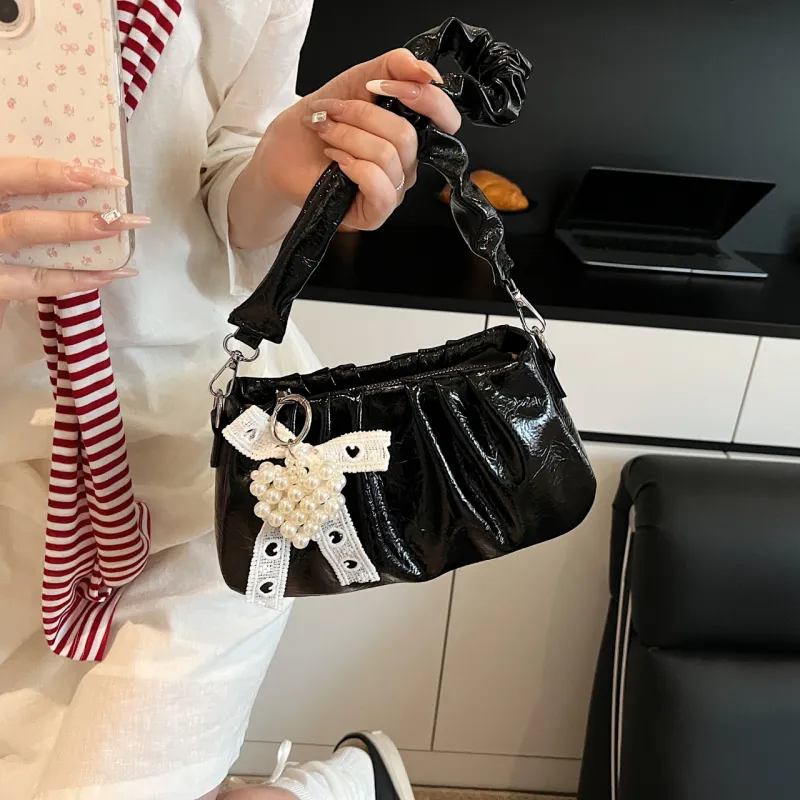 Meow In The Grass PU Handbag, Shoulder Bag Women's White/Silver/Blue/Yellow/Pink/Black-31