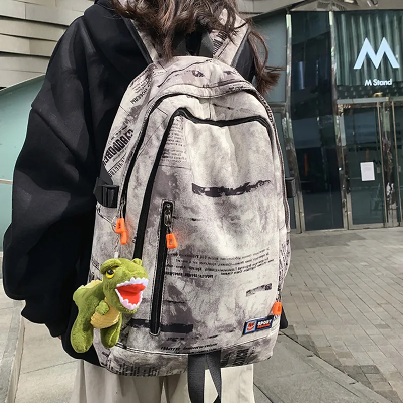 Meow in the grass Backpacks-5
