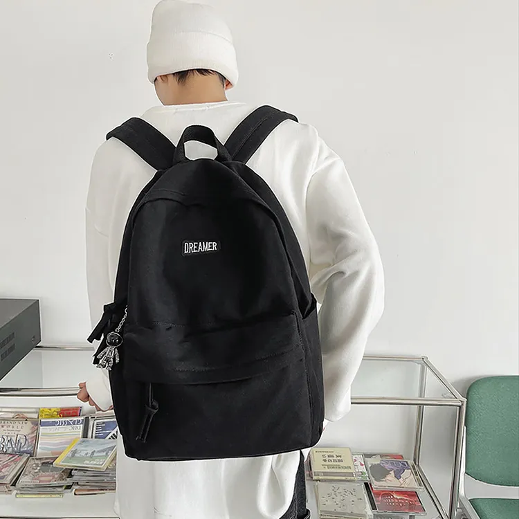 Meow In The Grass Canvas Bag Backpack-2