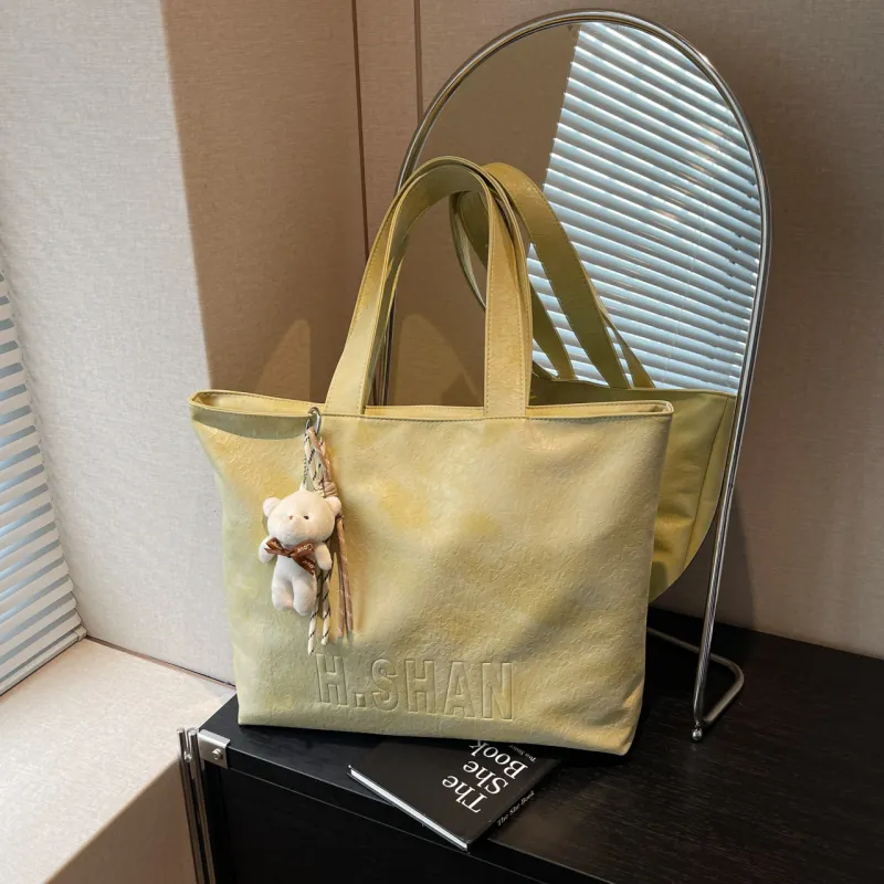 Meow In The Grass PU Tote Bag, Shoulder Bag Women's-23