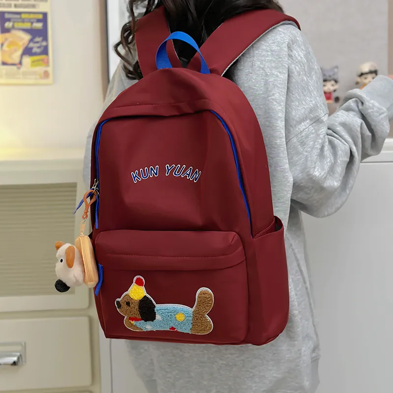 Meow In The Grass Nylon Backpack Regular Unisex Multicolor-14