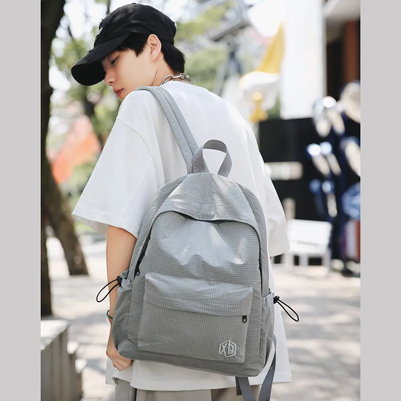 Meow In The Grass Nylon Backpack Unisex Multicolor-33