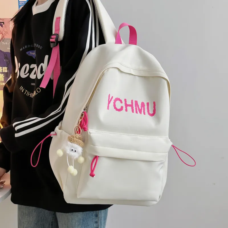 Meow In The Grass Nylon Backpack Regular Unisex Multicolor-2