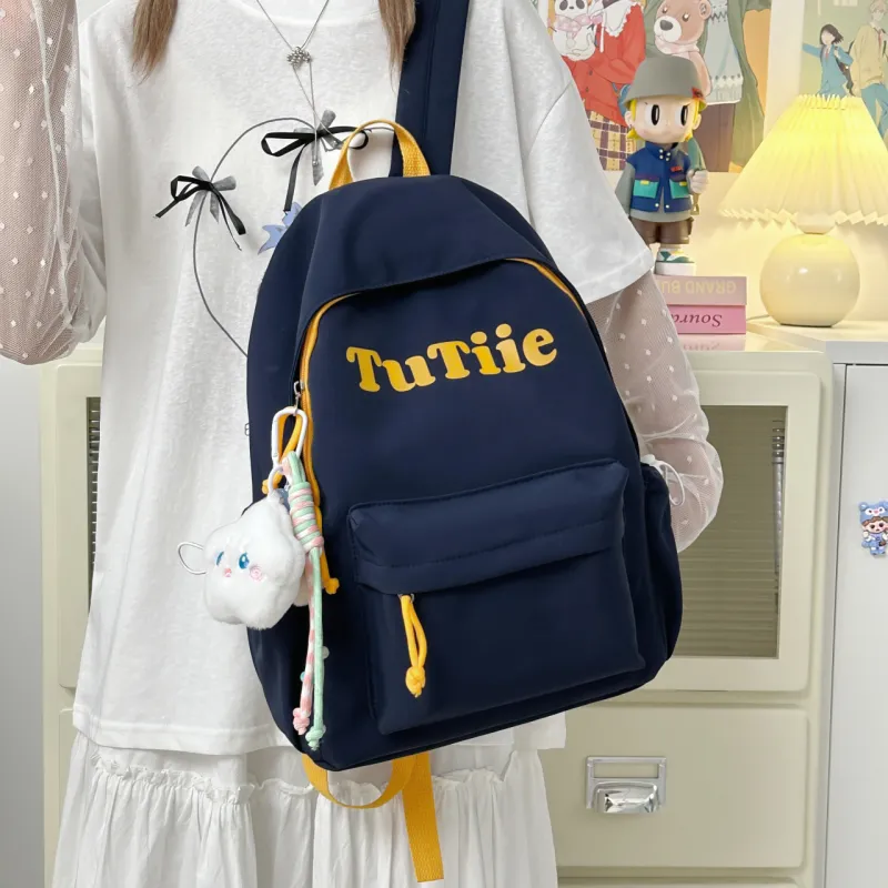 Meow In The Grass Polyester Backpack Unisex Multicolor-32