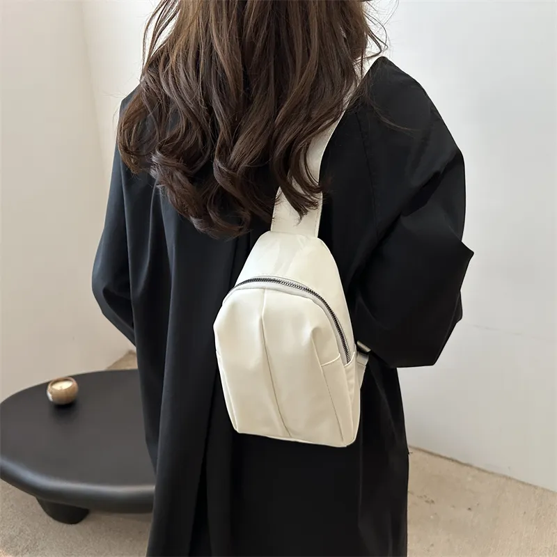 Meow In The Grass PU Crossbody Bag Sling Bag Regular Unisex White/Black/Khaki/Pink/Black-3