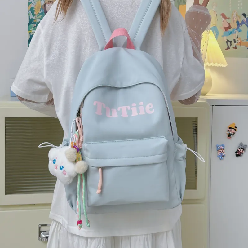 Meow In The Grass Polyester Backpack Unisex Multicolor-22