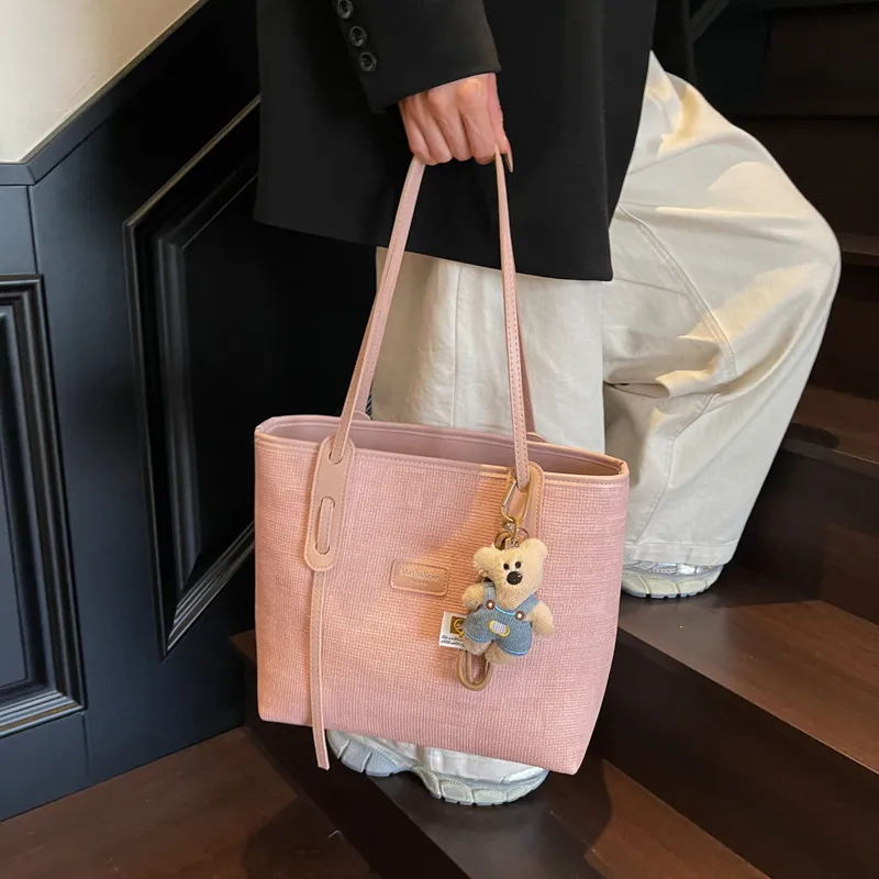 Meow In The Grass PU Tote Bag, Shopping Bag, Shoulder Bag Women's Multicolor-17