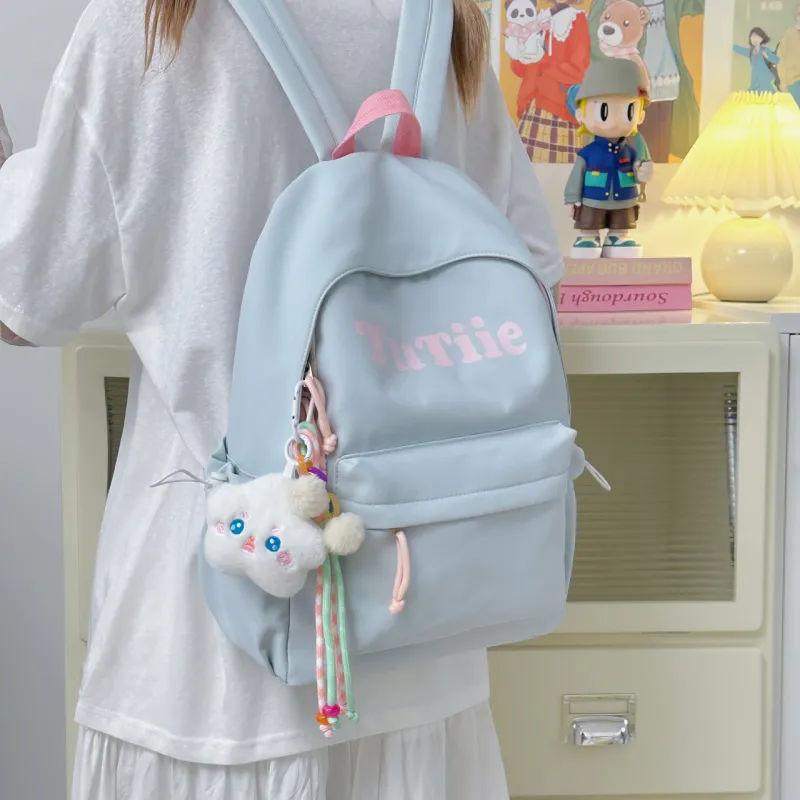 Meow In The Grass Polyester Backpack Unisex Multicolor-19