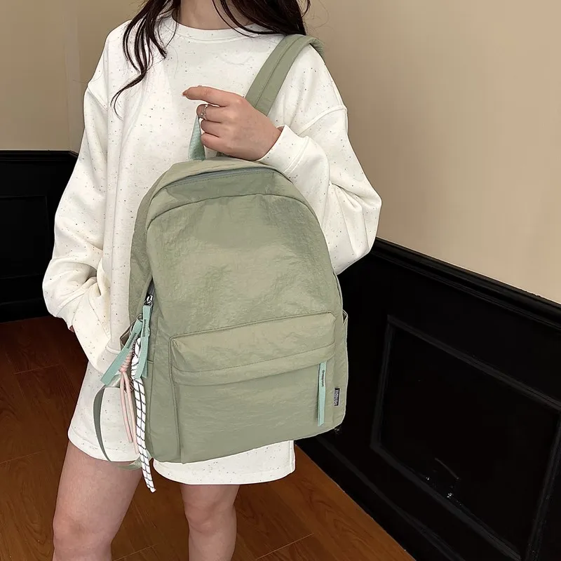Meow In The Grass Nylon Backpack Regular Unisex Multicolor-13