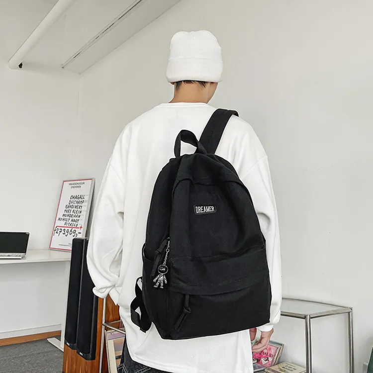 Meow In The Grass Canvas Bag Backpack-3