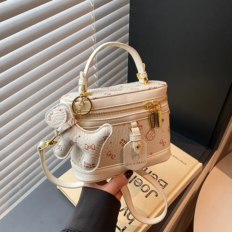 Meow In The Grass PU Handbag Women's Multicolor-8