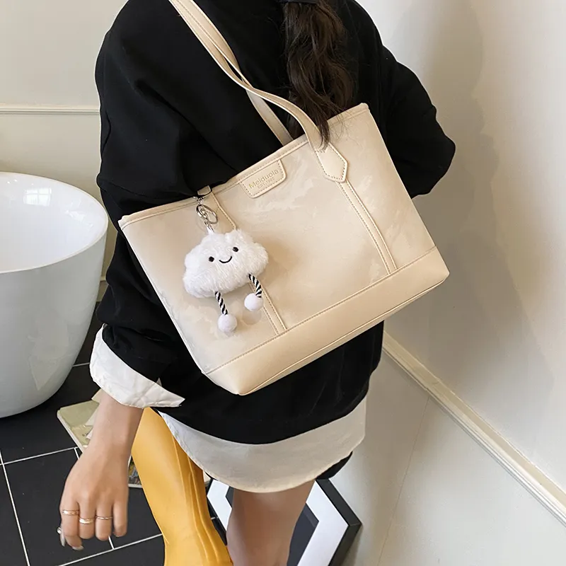 Meow In The Grass PU Tote Handbag Women's Multicolor-17