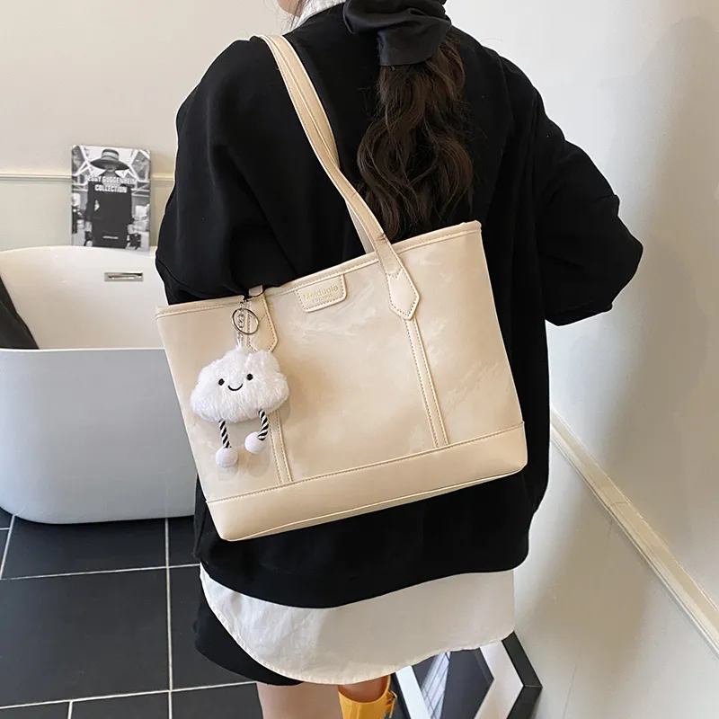 Meow In The Grass PU Tote Handbag Women's Multicolor-16