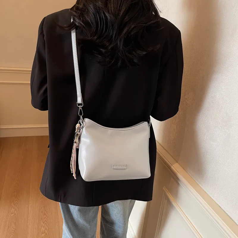 Meow In The Grass PU Crossbody Bag, Shoulder Bag Regular Women's Black/Coffee/Blue/Silver/Pink/Ecru-18