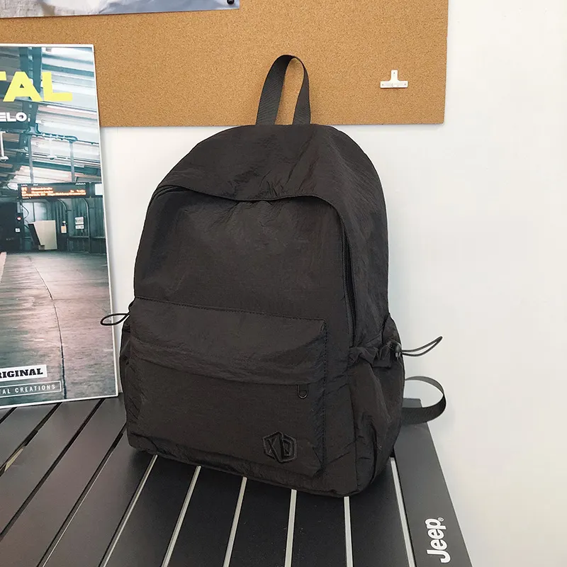 Meow In The Grass Nylon Backpack Unisex Multicolor-7