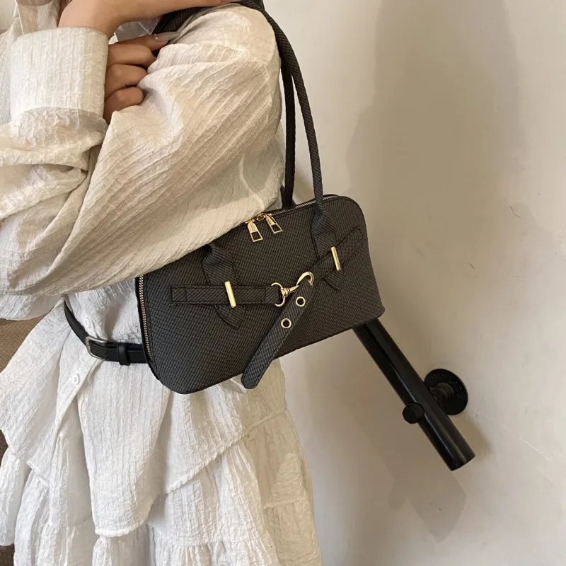 Meow In The Grass PU Crossbody Bag, Shoulder Bag Regular Women's Black/Beige/Blue/Brown-5