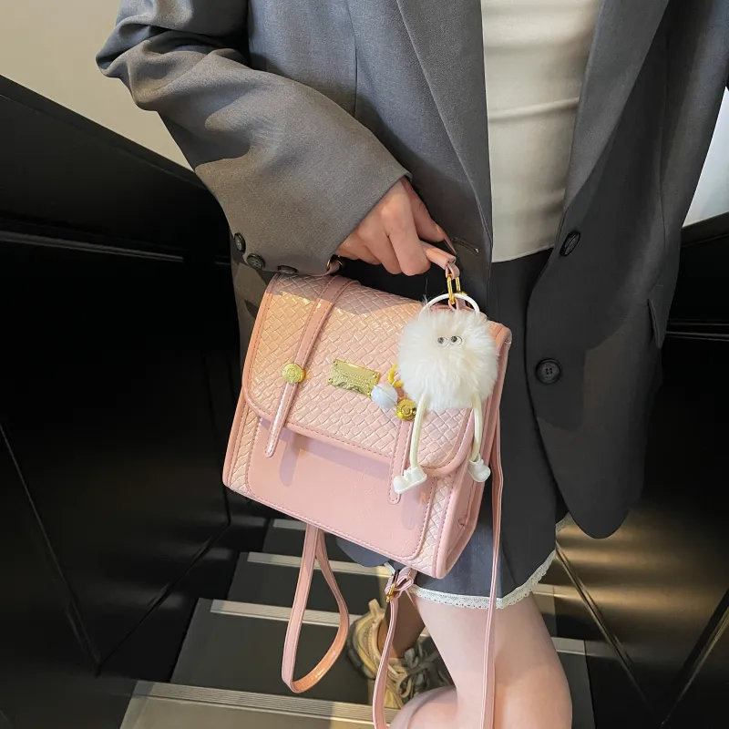 Meow In The Grass PU Backpack Regular Women's Multicolor-29