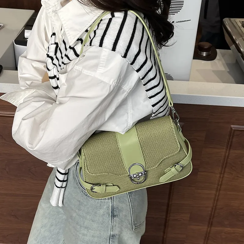 Meow In The Grass PU Crossbody Bag Shoulder Bag Regular Women's Multicolor-30