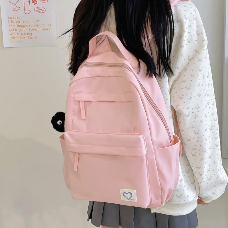 Meow In The Grass Nylon Backpack Unisex Multicolor-23