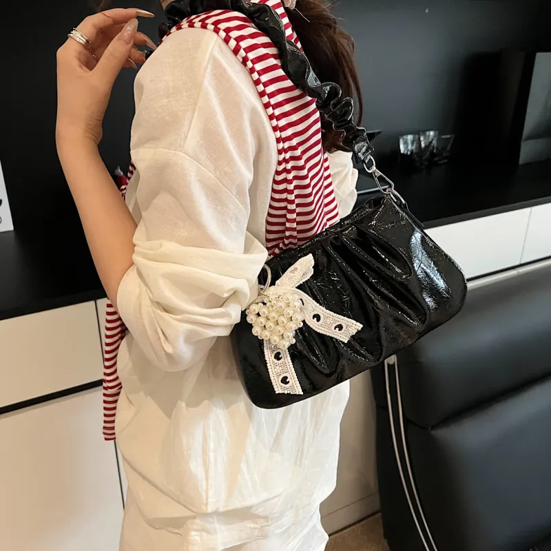 Meow In The Grass PU Handbag, Shoulder Bag Women's White/Silver/Blue/Yellow/Pink/Black-33