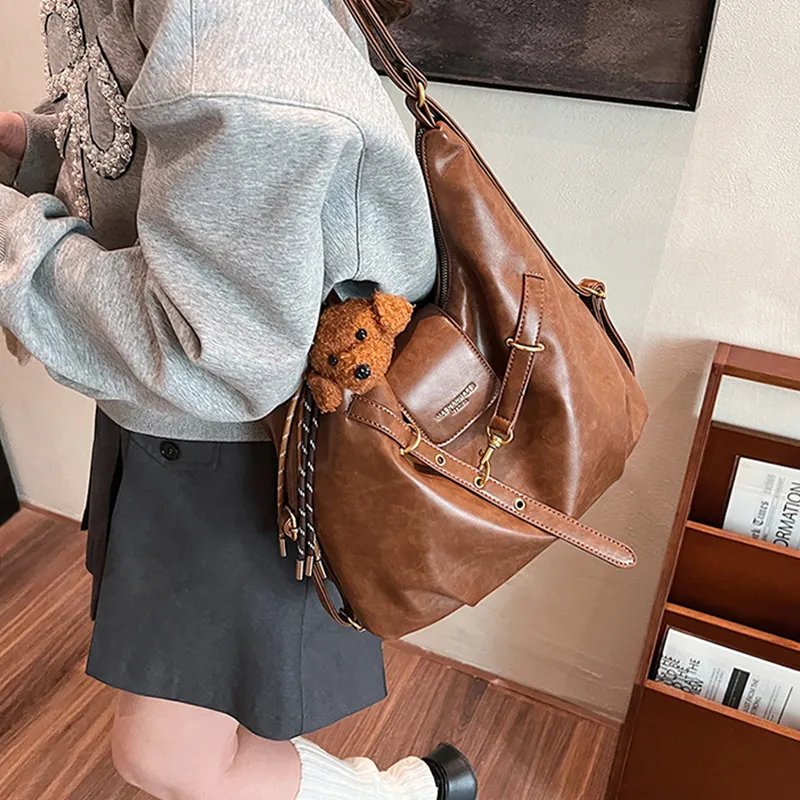 Meow In The Grass Nylon Tote Bag, Shopping Bag, Double Shoulder, Triple Purpose, Single Shoulder Bag Women's Multicolor-11