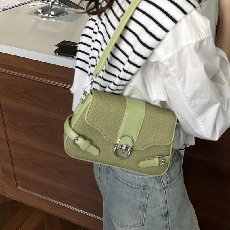 Meow In The Grass PU Crossbody Bag Shoulder Bag Regular Women's Multicolor-32