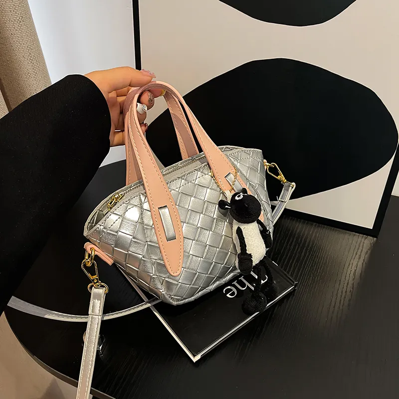Meow In The Grass PU Handbag Women's Multicolor-3