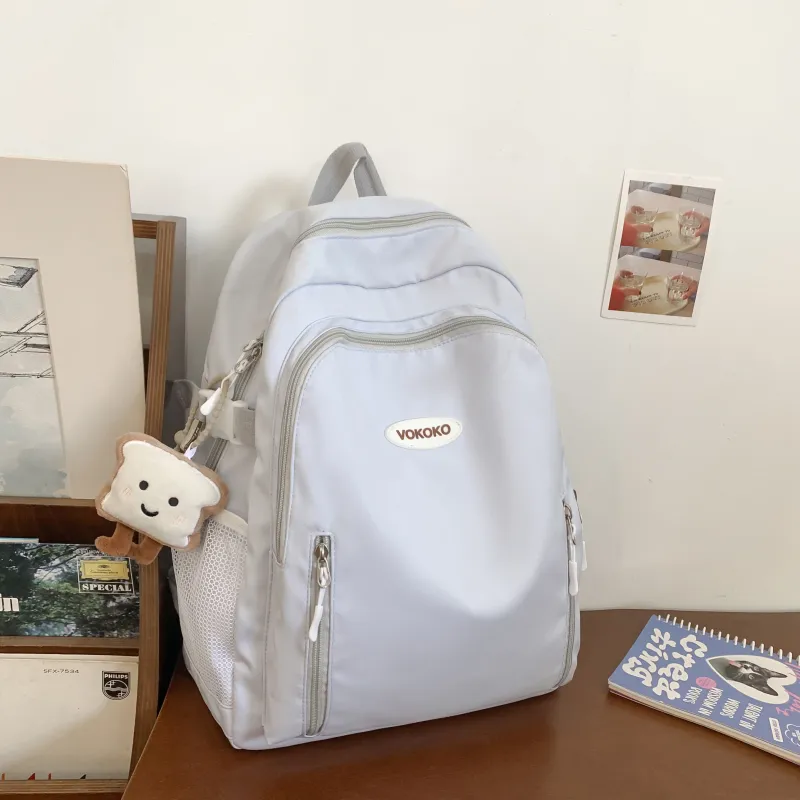 Meow In The Grass Nylon Backpack Women's Multicolor-23