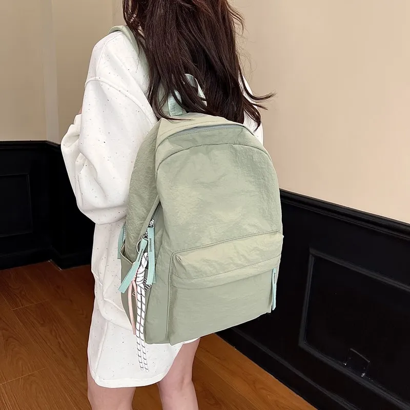 Meow In The Grass Nylon Backpack Regular Unisex Multicolor-16