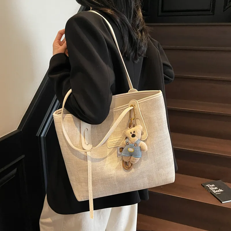 Meow In The Grass PU Tote Bag, Shopping Bag, Shoulder Bag Women's Multicolor-10