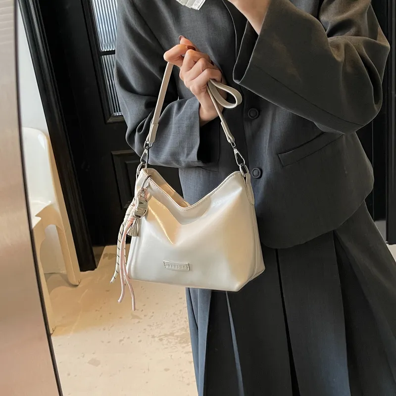 Meow In The Grass PU Crossbody Bag, Shoulder Bag Regular Women's Black/Coffee/Blue/Silver/Pink/Ecru-13