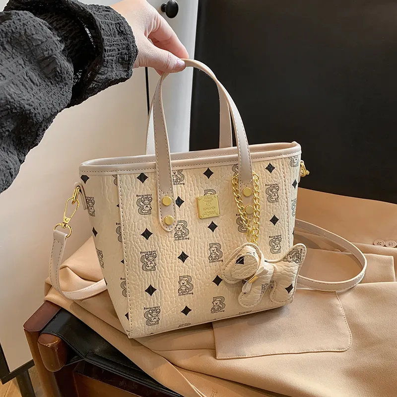 Meow In The Grass PU Handbag Regular Women's Multicolor-5