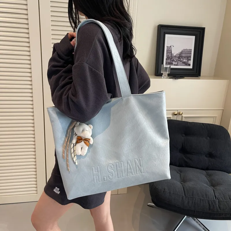 Meow In The Grass PU Tote Bag, Shoulder Bag Women's-16