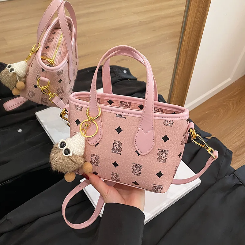 Meow In The Grass PU Handbag Women's Multicolor-13