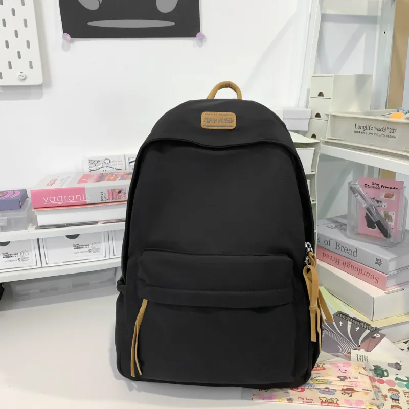 Meow In The Grass Nylon Backpack Unisex Multicolor-2