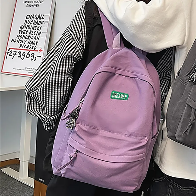 Meow In The Grass Canvas Bag Backpack-7