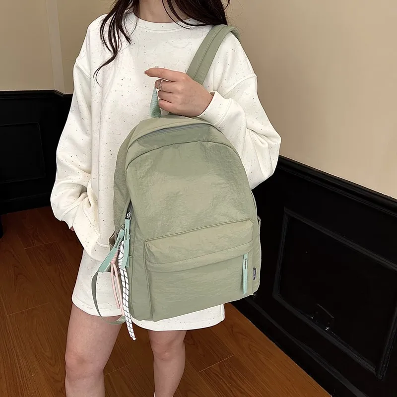 Meow In The Grass Nylon Backpack Regular Unisex Multicolor-14