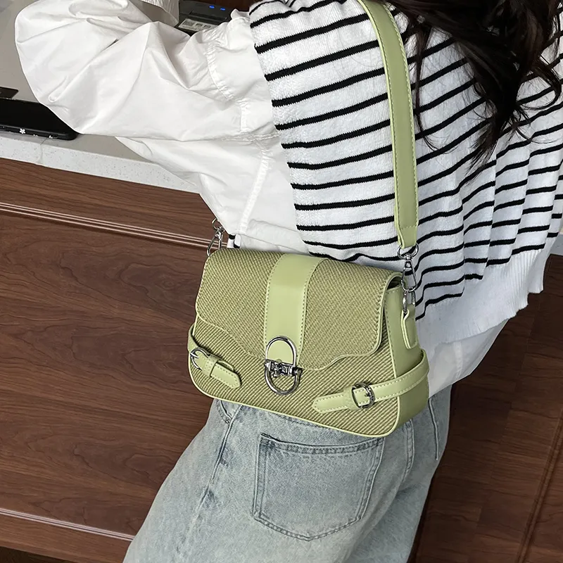 Meow In The Grass PU Crossbody Bag Shoulder Bag Regular Women's Multicolor-31
