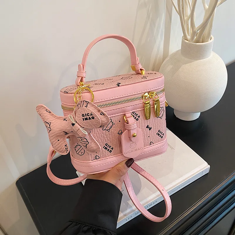 Meow In The Grass PU Handbag Women's Multicolor-20