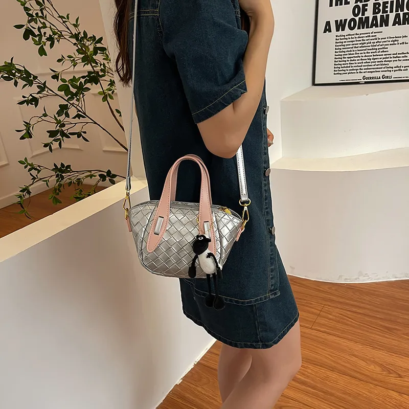 Meow In The Grass PU Handbag Women's Multicolor-5