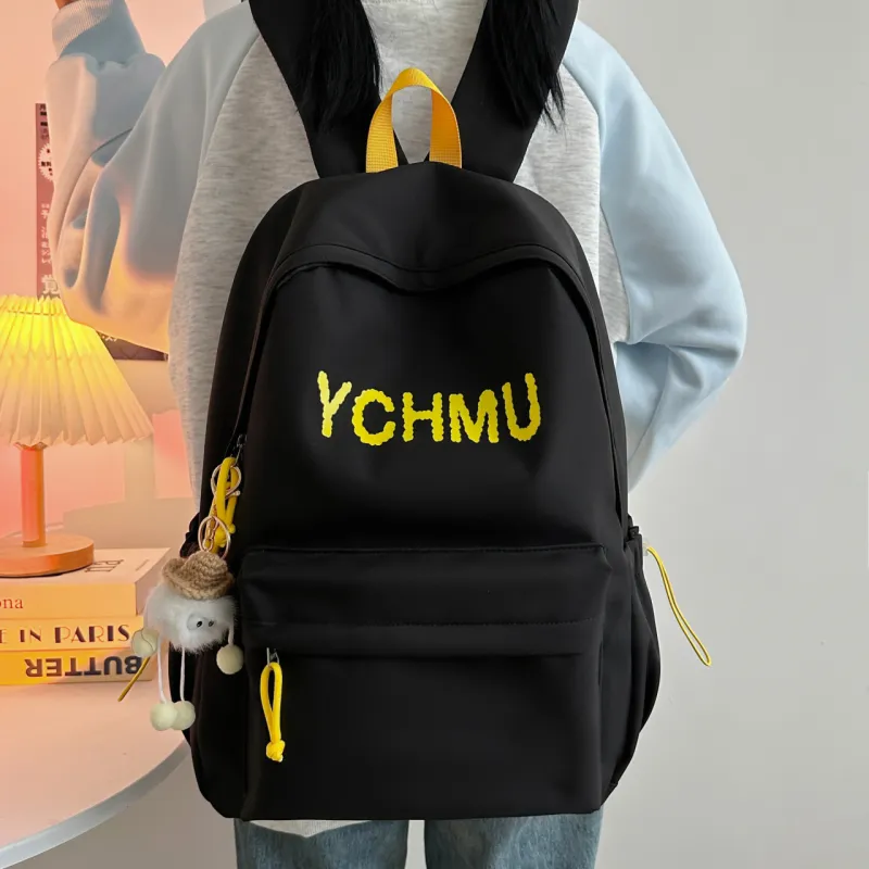 Meow In The Grass Nylon Backpack Regular Unisex Multicolor-11